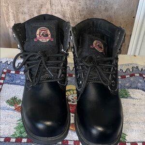 Brahma Black Work Boots steel toe